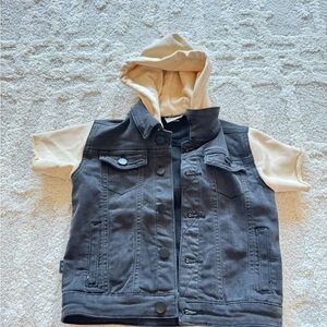 Olive and scout black jean jacket